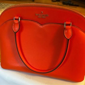 Kate Spade orange satchel
